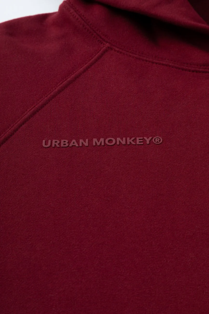UM Core Hoodie // Burgundy Velvet - Image 5