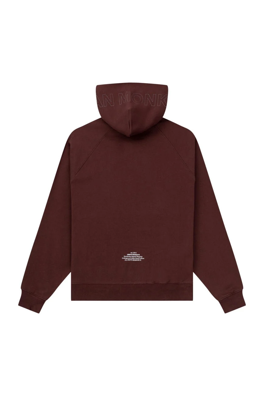 UM Core Hoodie // Deep Mahogany - Image 2