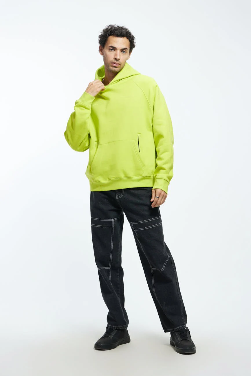 UM Core Hoodie // Electric Green - Image 6