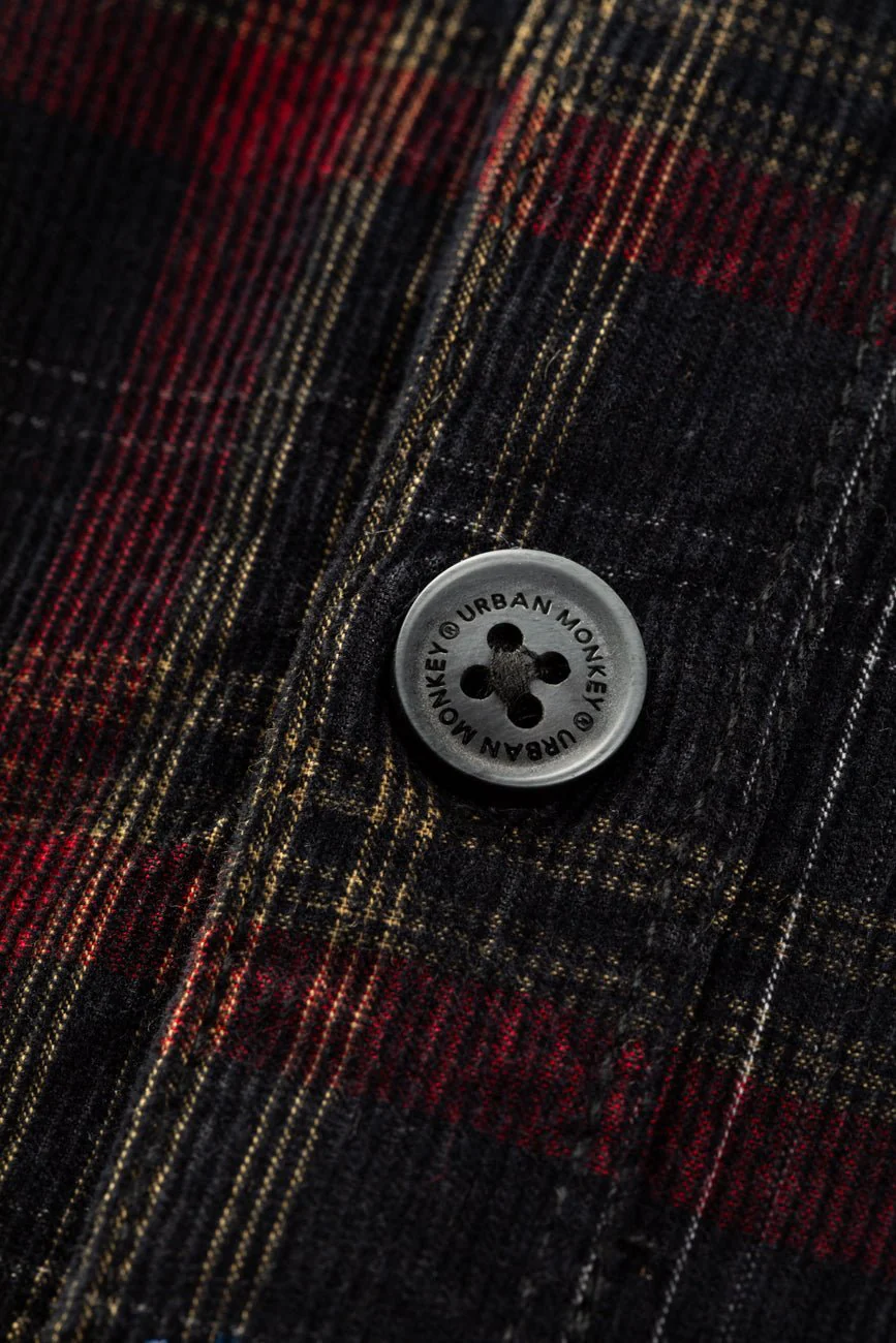 Check Corduroy Shirt 001 // regular fit - Image 3