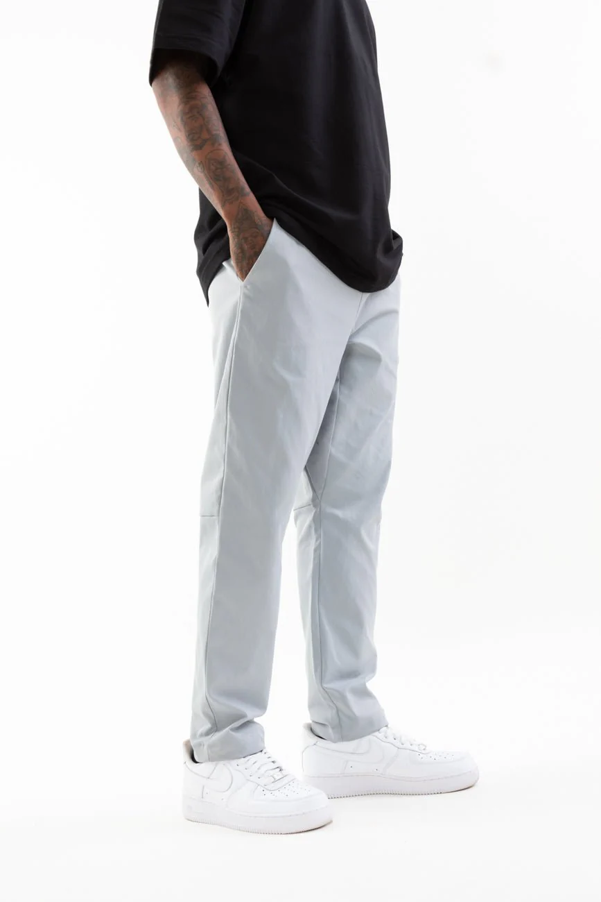 Versatile Relaxed Fit Trousers // Cloud Gray - Image 4