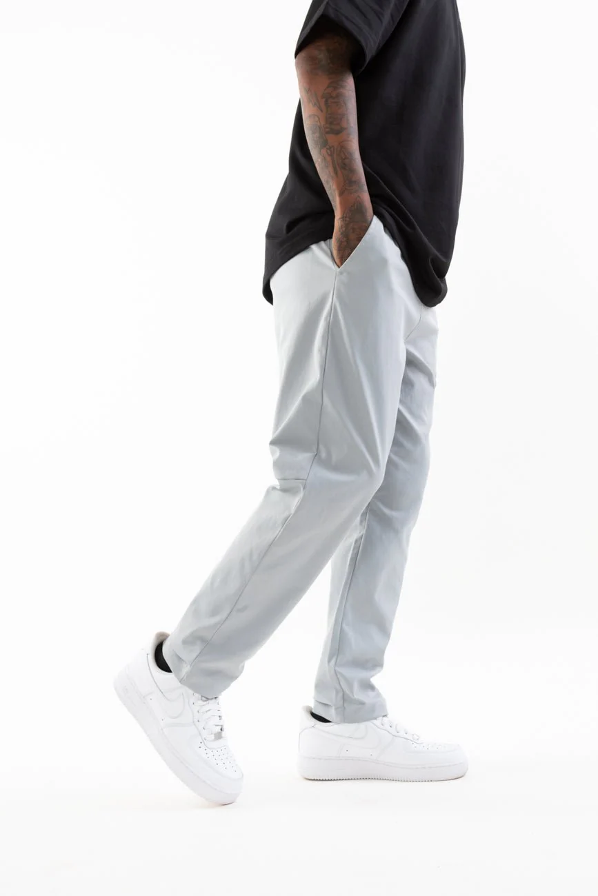 Versatile Relaxed Fit Trousers // Cloud Gray - Image 5