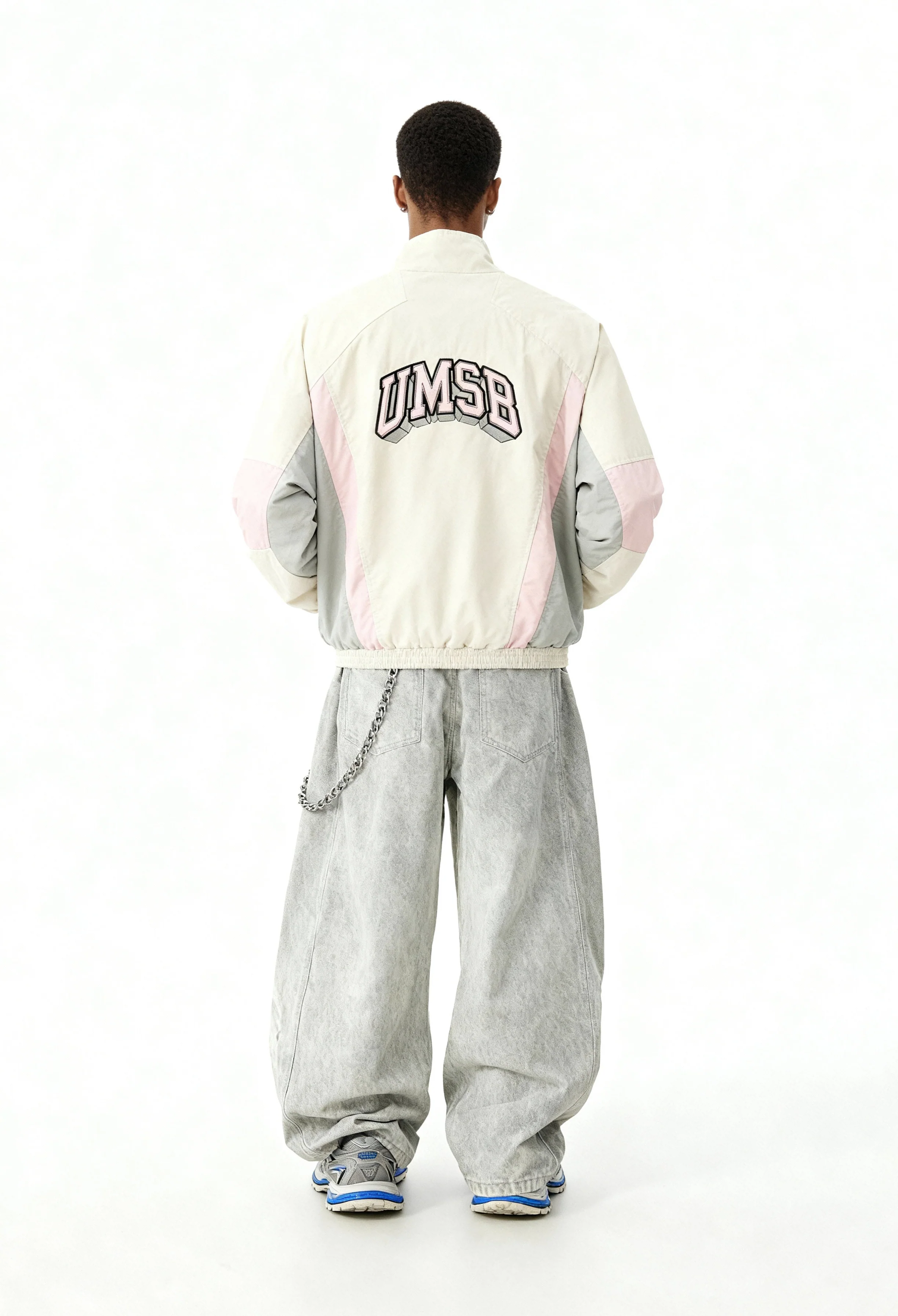 Vintage 80’s Track Jacket // Off-White - Image 4