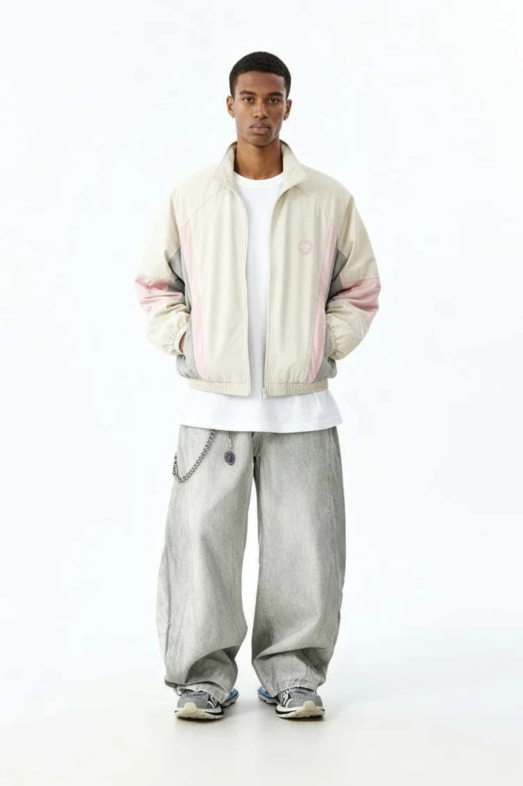 Vintage 80’s Track Jacket // Off-White - Image 6
