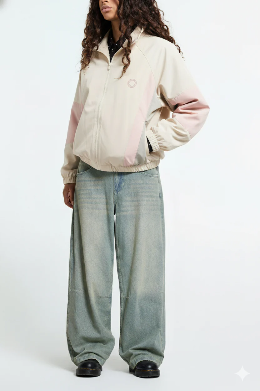 Vintage 80’s Track Jacket // Off-White - Image 7