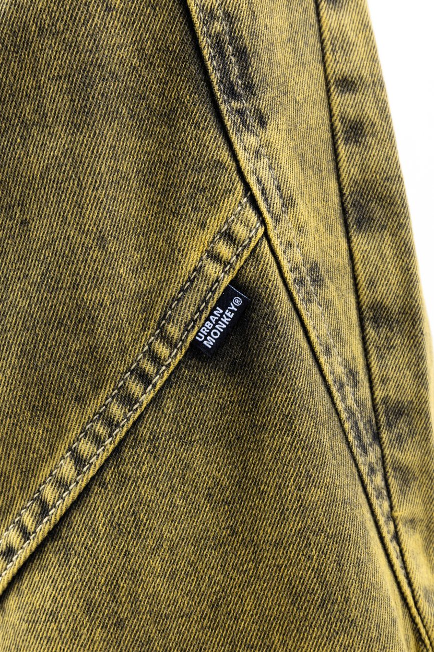 Vintage Cut and Sew Denims // Faded Olive - Image 5