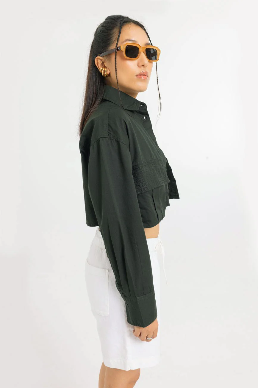 WE GO HIGH // CROPPED SHIRT - Image 2