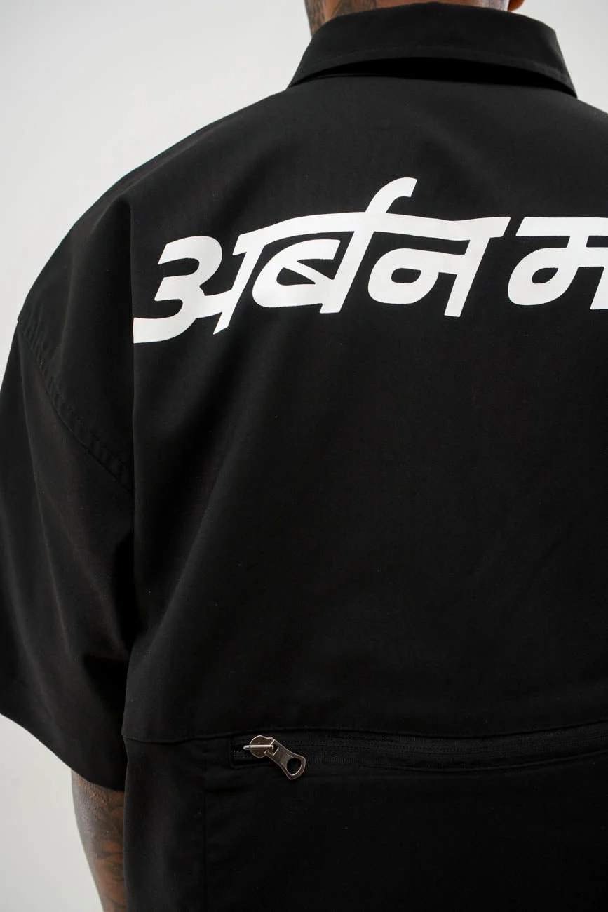 Zip Pocket Shirt // Black - Image 5