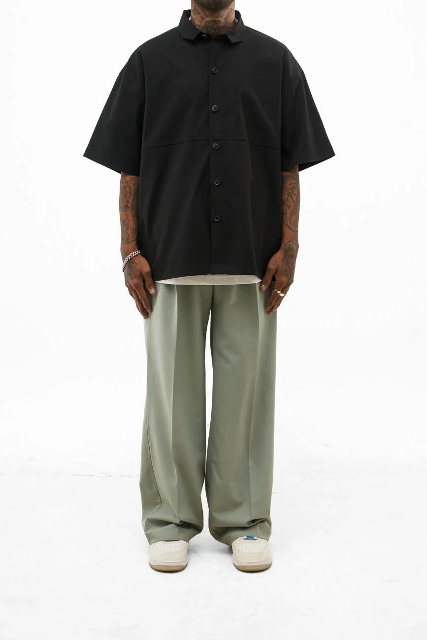 Zip Pocket Shirt // Black - Image 6