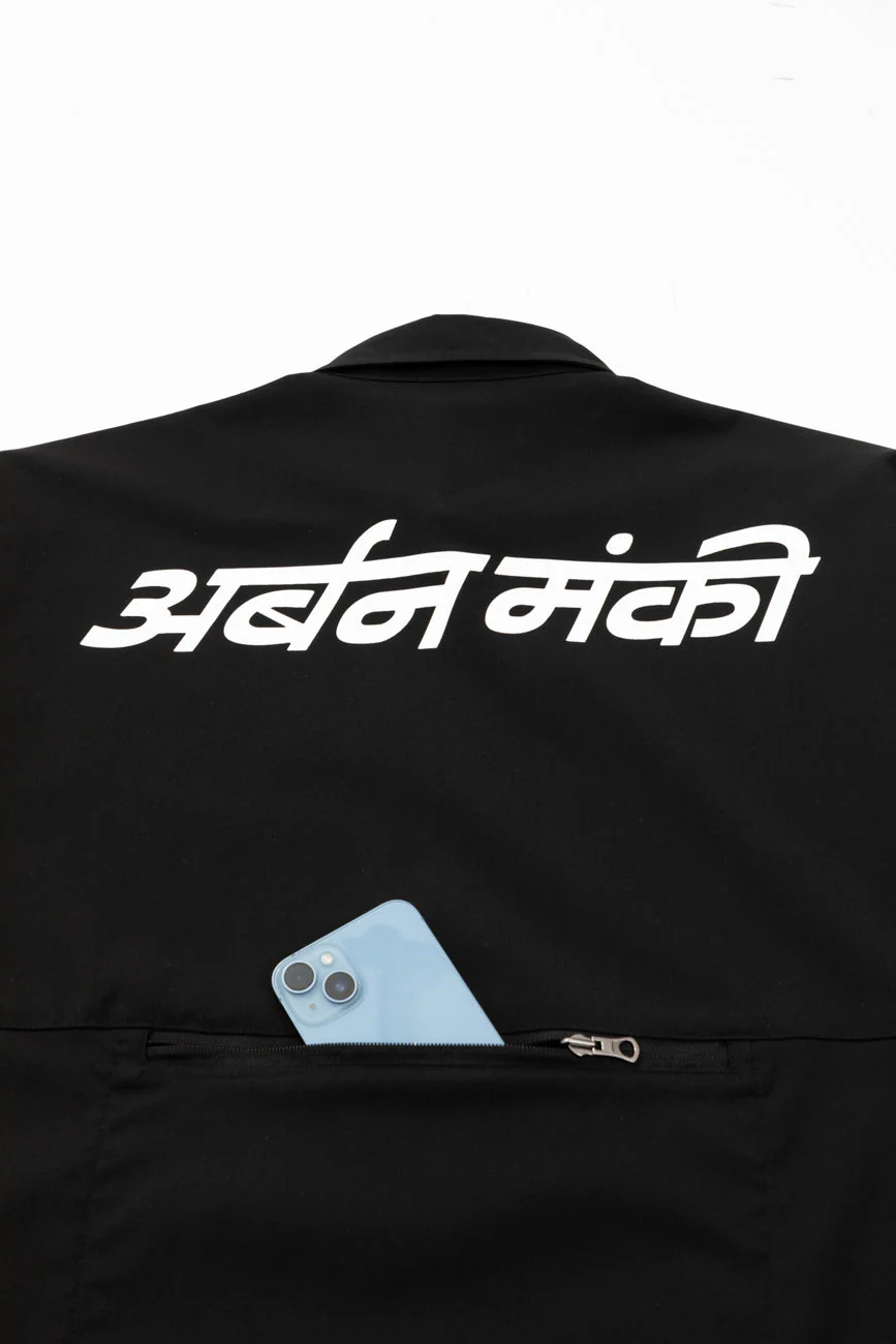 Zip Pocket Shirt // Black - Image 7