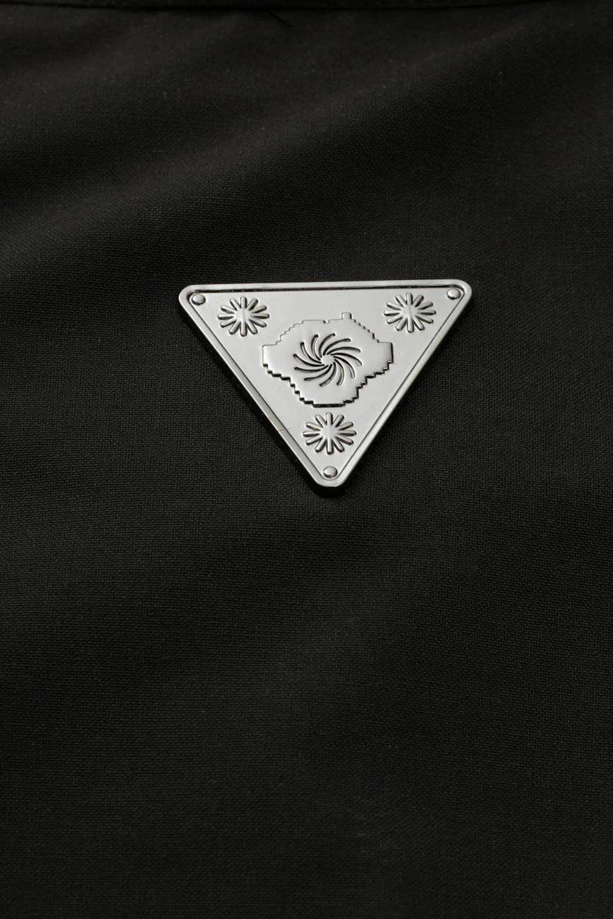 Zip Up Shirt // Black - Image 6
