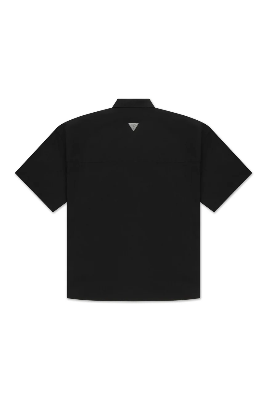Zip Up Shirt // Black - Image 8